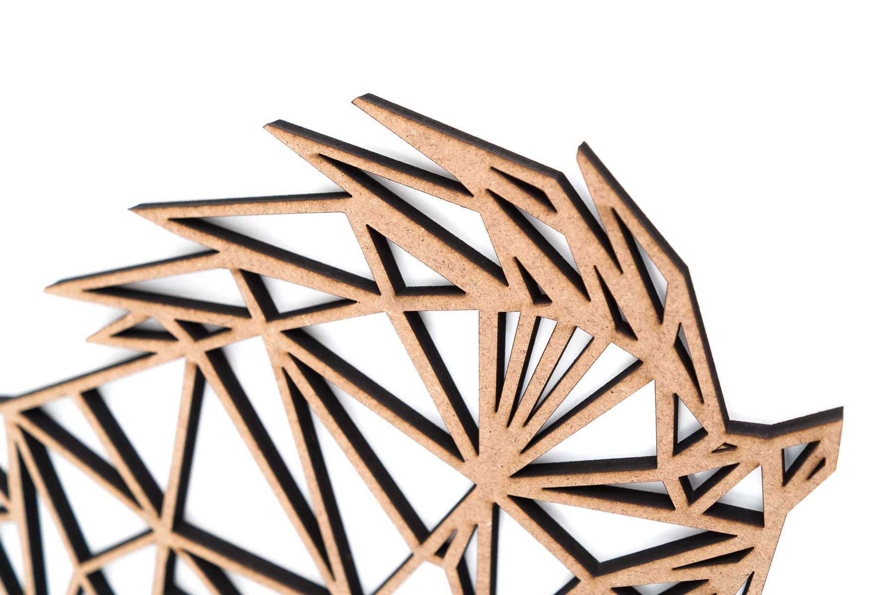 Geometrisch Paard | Hout- Geometricart-interieur-decoratie-wand-muur